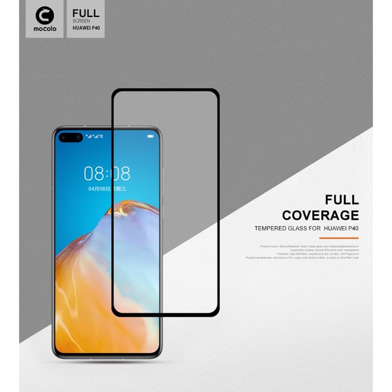 Mocolo 2.5D Full Glue Protective Glass for Huawei P40 3