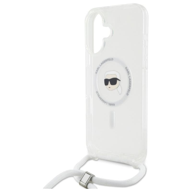 Karl Lagerfeld Crossbody IML Karl Head MagSafe - Case for iPhone 16 (transparent) 5