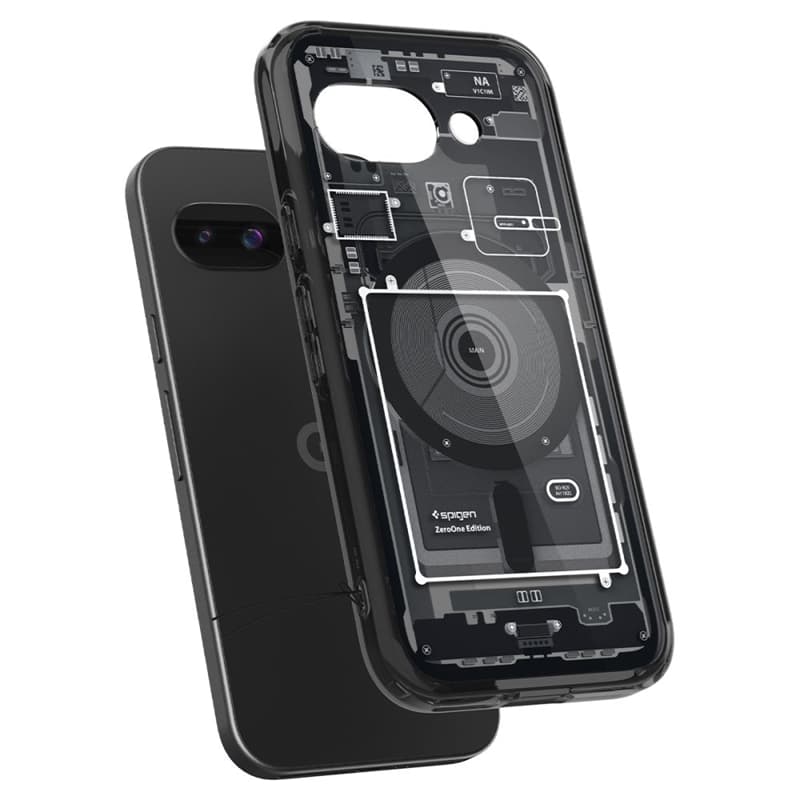 Spigen Ultra Hybrid Mag MagSafe - Case for Google Pixel 9a (Zero One Black) 7