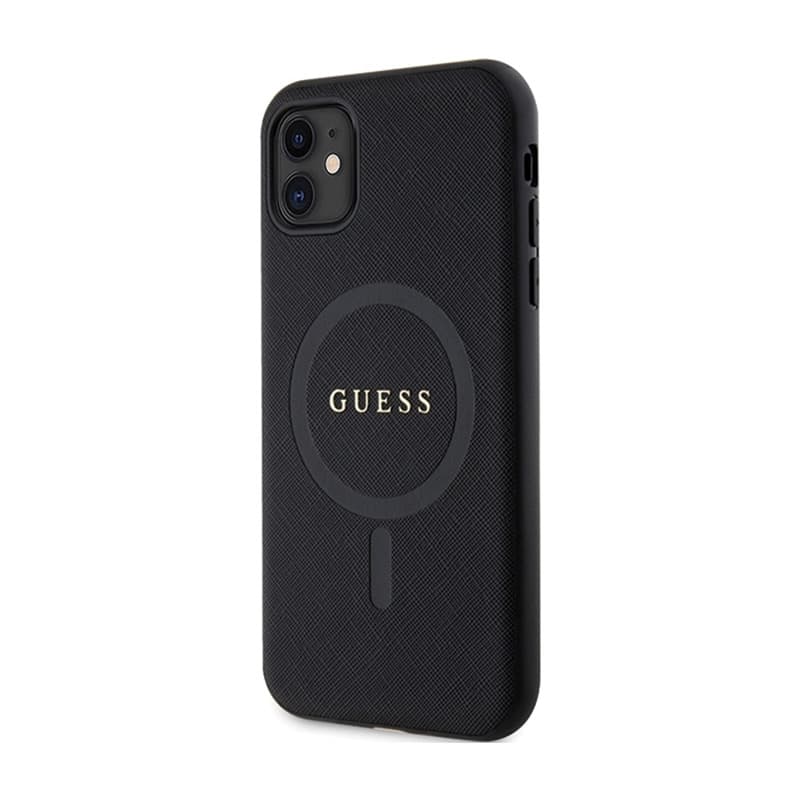 Guess Saffiano MagSafe - Case iPhone 11 (black) 2