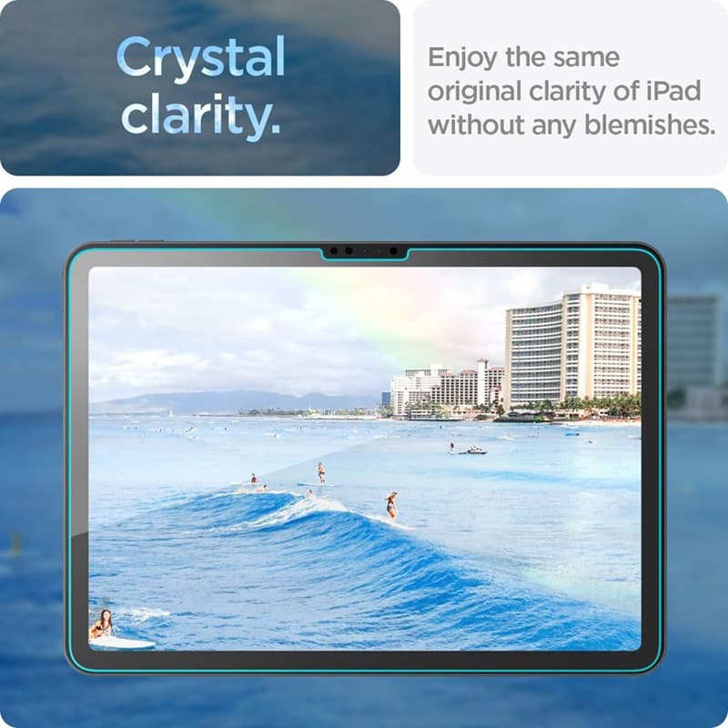 Spigen GLAS.TR EZ FIT - Tempered Glass for iPad Air 11" (M3 (2025) / M2 (2024)  (Transparent) 7