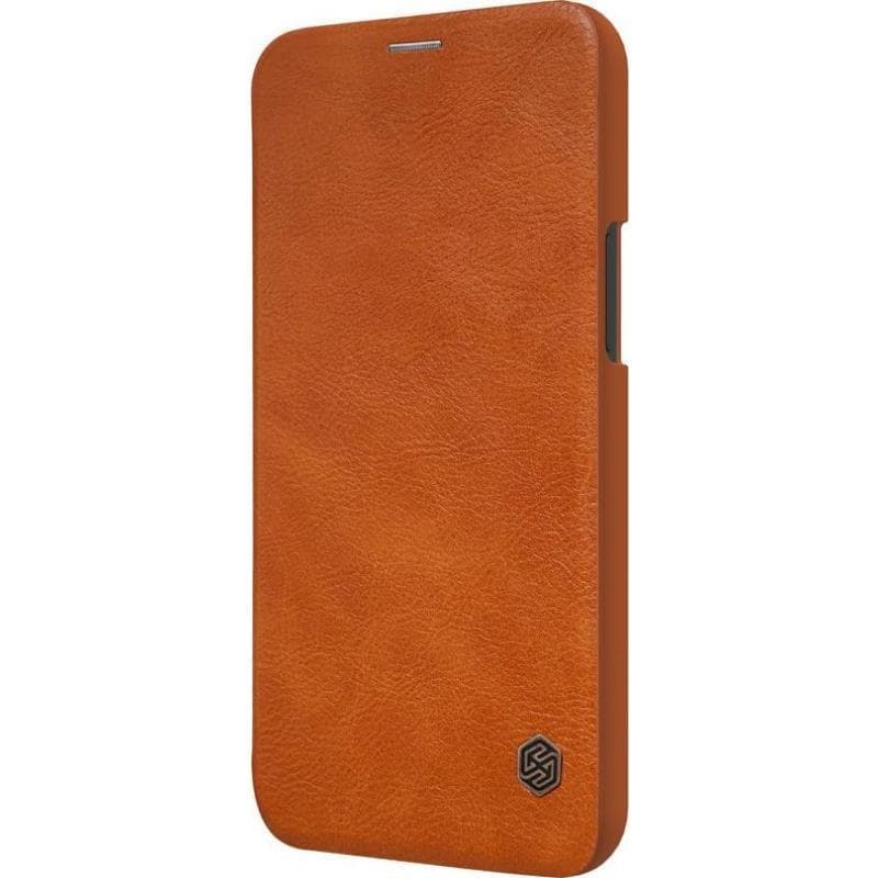Nillkin Qin Leather Case - Case for Apple iPhone 12 Pro Max (Brown) 3