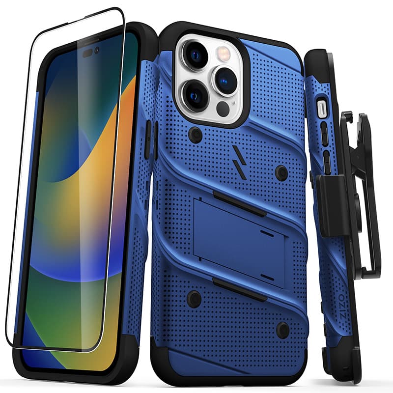 ZIZO BOLT Series - Case for iPhone 14 Pro Max (Blue) 1