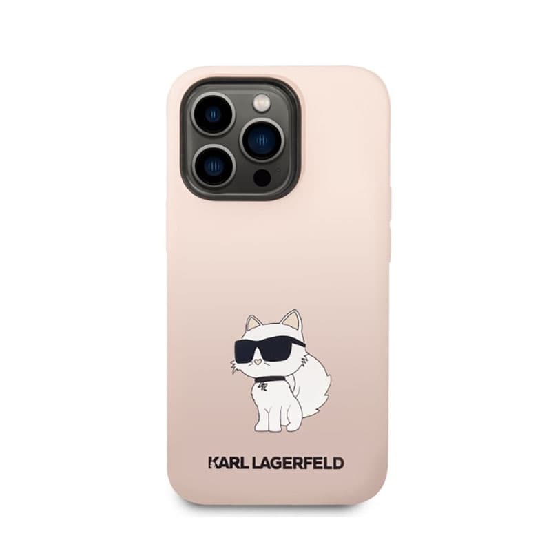 Karl Lagerfeld Silicone NFT Choupette - Case for iPhone 14 Pro Max (Pink) 3