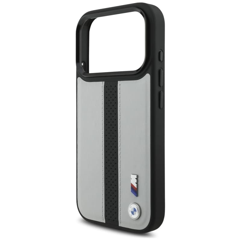 BMW M Perforated Stripe Logo MagSafe - iPhone 17 Pro Case (Gray) 6