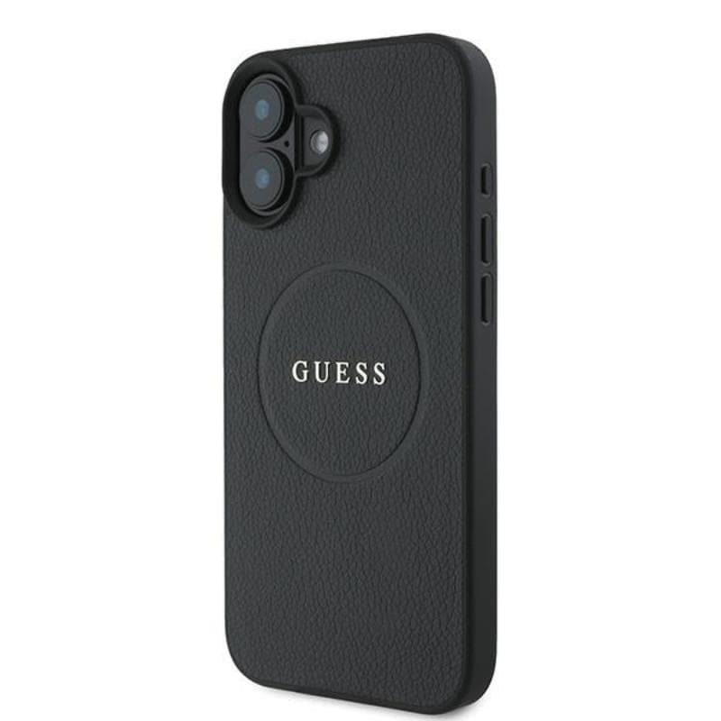 Guess Grained Ring MagSafe - Case iPhone 16 Plus (black) 2
