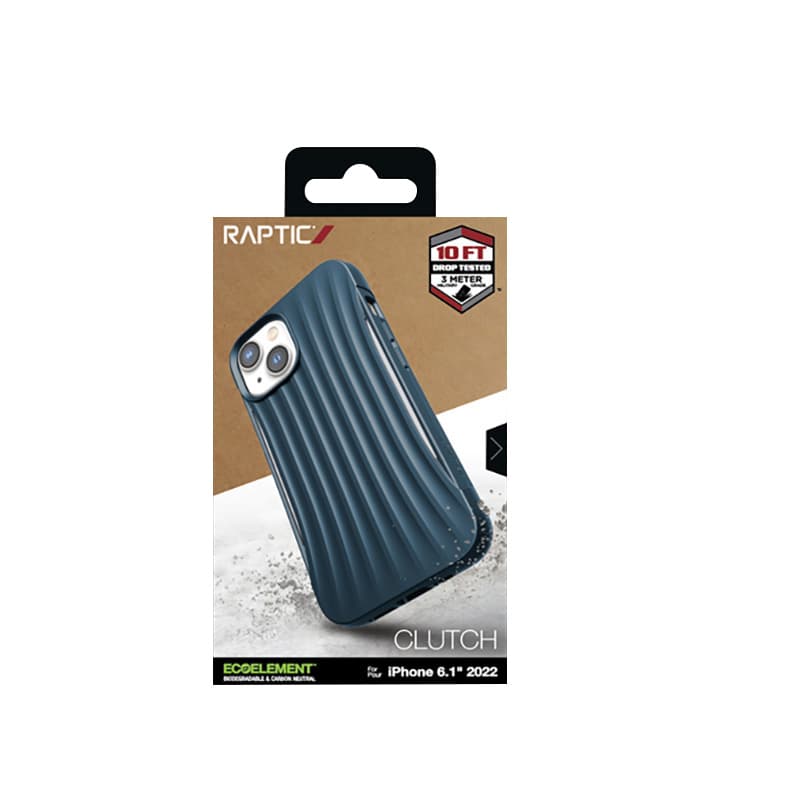 X-Doria Raptic Clutch - Biodegradable case for iPhone 14 (Drop-Tested 3m) (Blue) 8