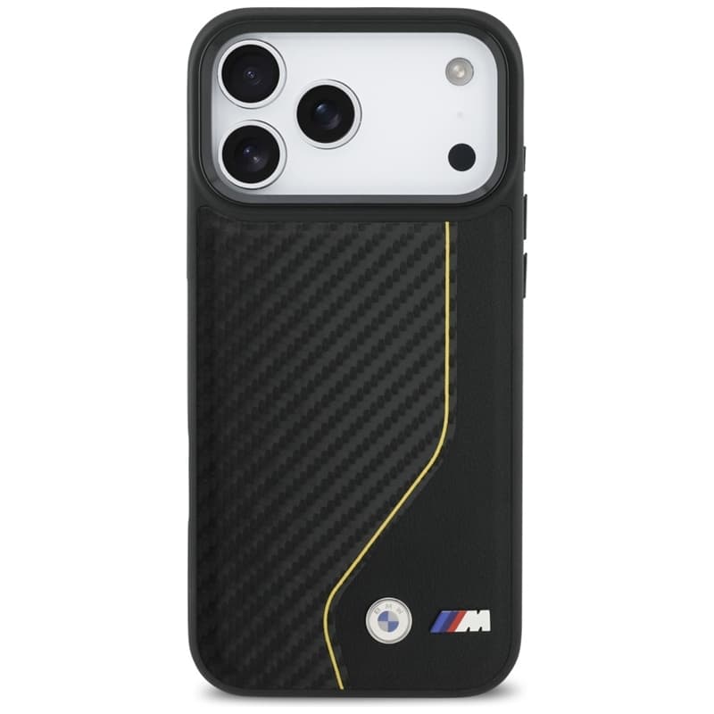 BMW M Carbon Line & Logo MagSafe - Case iPhone 17 Pro Max (yellow) 3