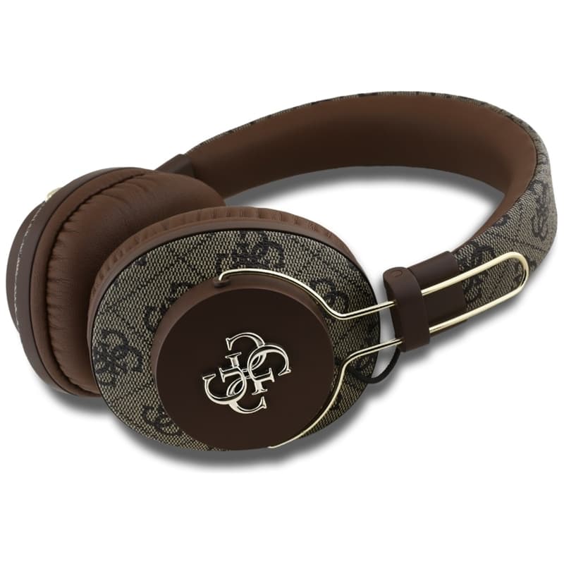 Guess Metal 4G Logo - Wireless Over-Ear Bluetooth Headphones ENC (brown) 2
