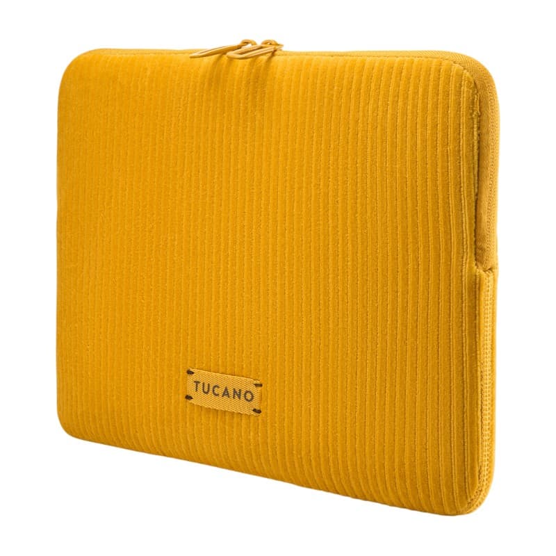 TUCANO Velluto 2 - Cover for MacBook Air 13" (M4/M3/M2/M1/2025-2018) / Pro 13" / Laptop 12" (yellow) 2