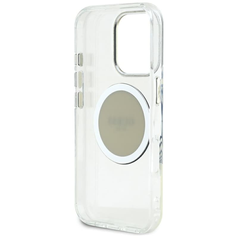 Guess IML Metal Colored Circle Classic Logo MagSafe - Case for iPhone 16 Pro Max (gray) 7