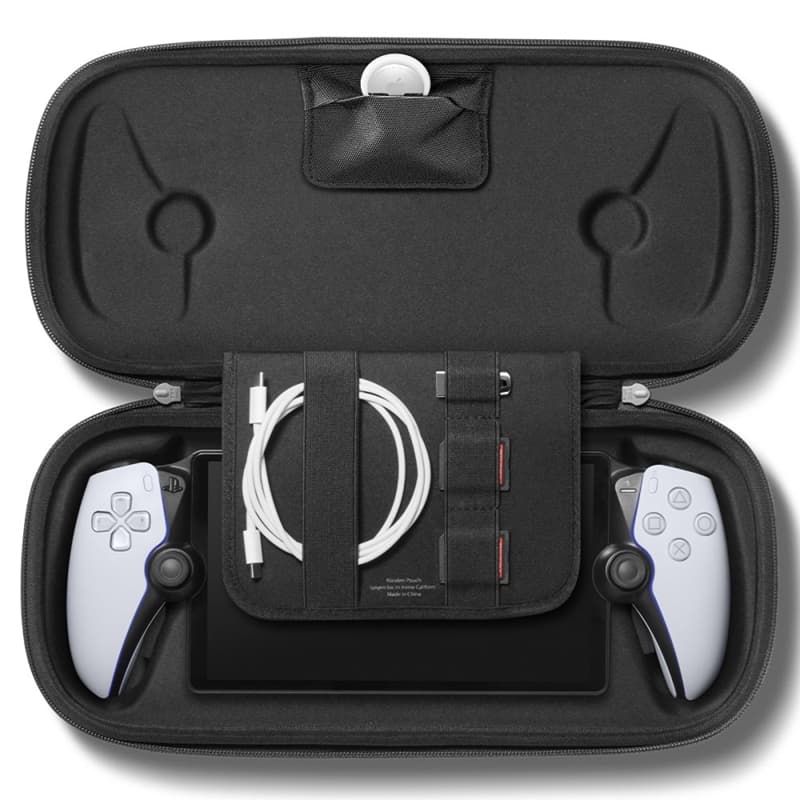 Spigen Klasden Pouch - Case for Sony PlayStation Portal (Charcoal Gray) 4