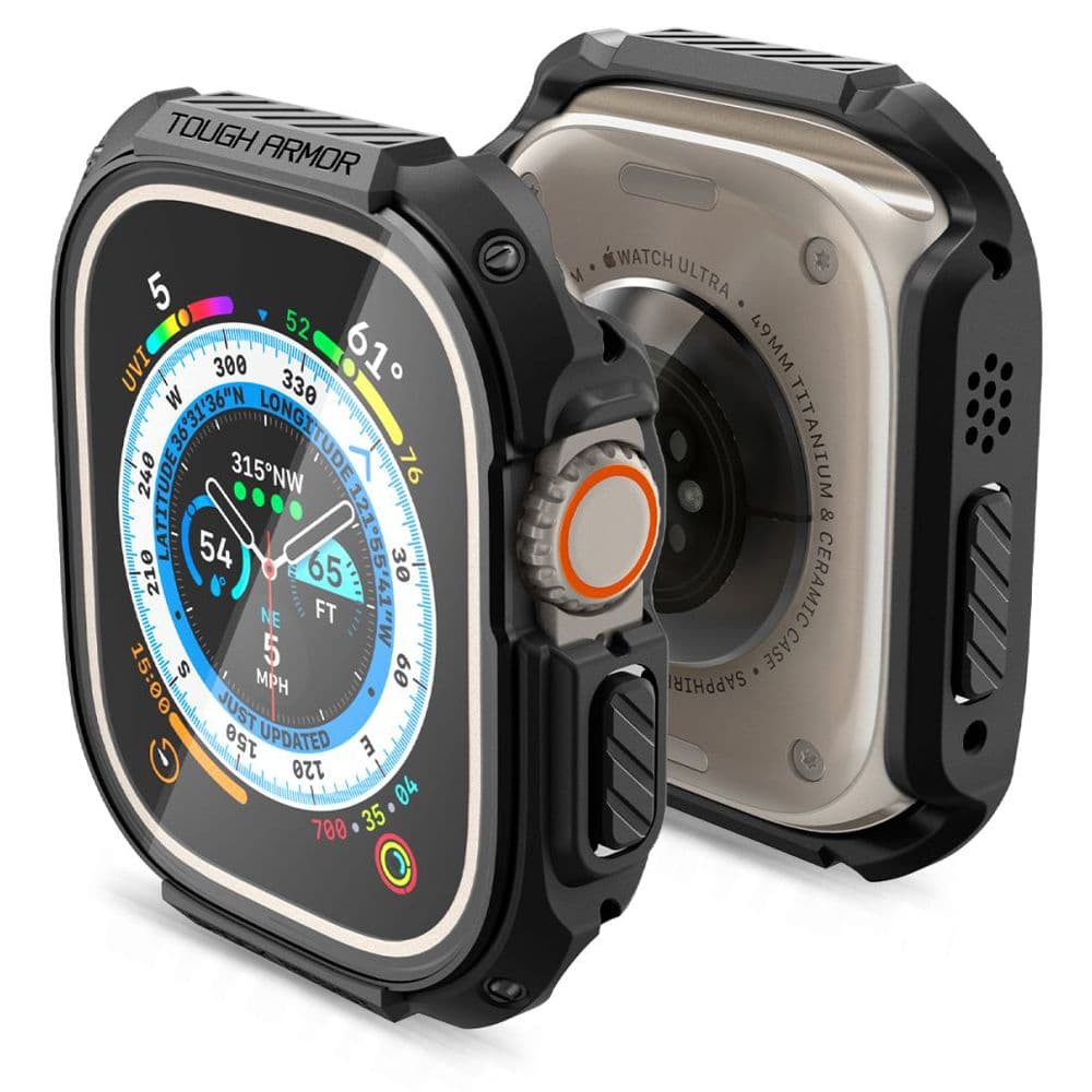 Spigen Tough Armor – Case for Apple Watch Ultra 49 mm (Black)