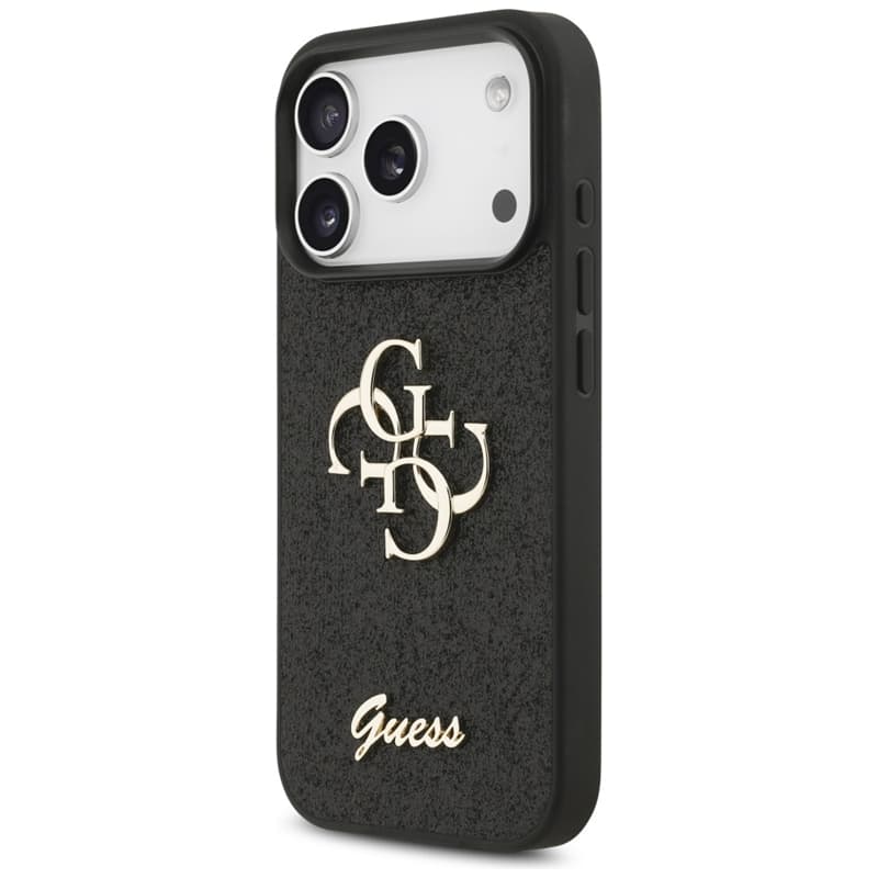 Guess Fixed Glitter Big 4G - Case for iPhone 17 Pro (black) 2