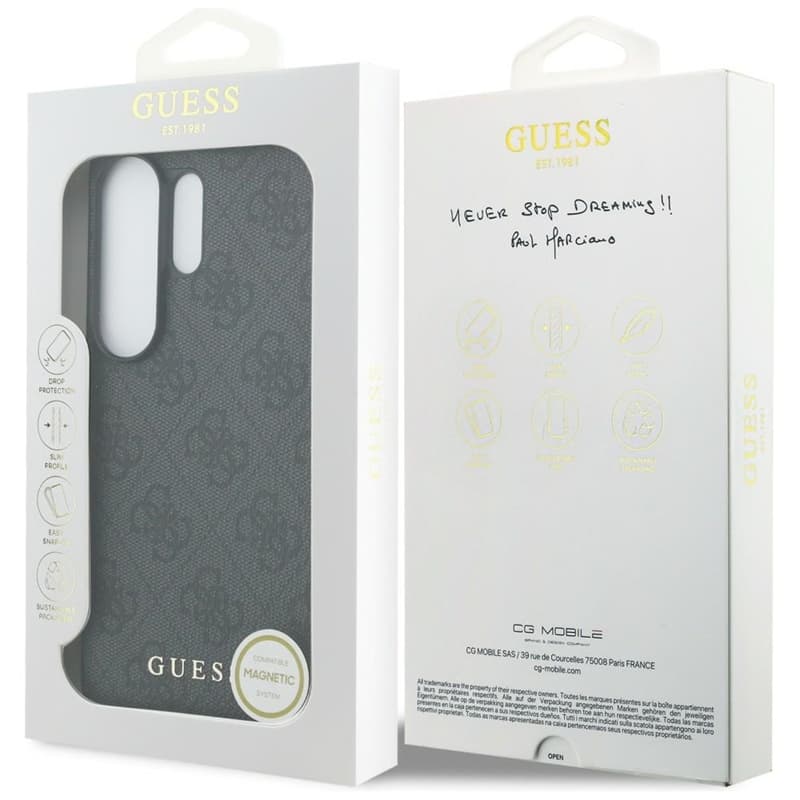 Guess 4G Classic Logo Charm MagSafe - Samsung Galaxy S26 Ultra Case (Black) 7