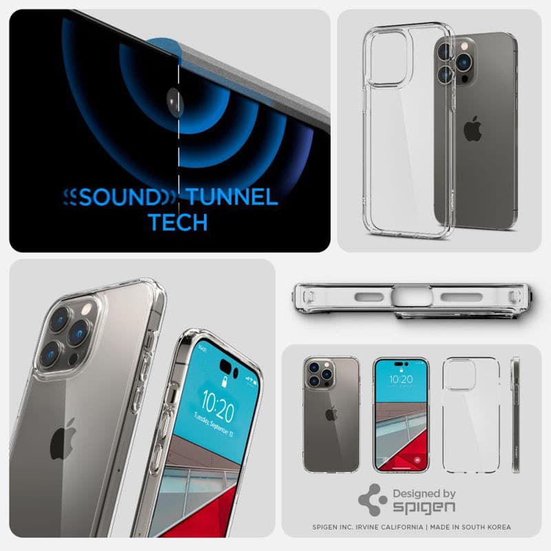Spigen Ultra Hybrid - Case for iPhone 14 Pro Max (Transparent) 7
