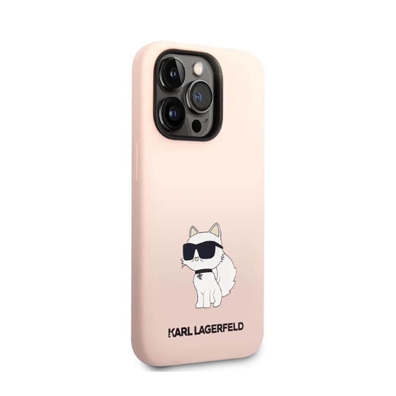 Karl Lagerfeld Silicone NFT Choupette - Case for iPhone 14 Pro Max (Pink) 4