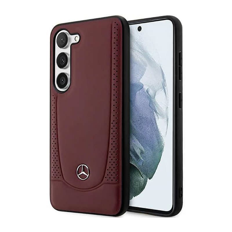 Mercedes Leather Urban Line - Case for Samsung Galaxy S23 (Red) 1