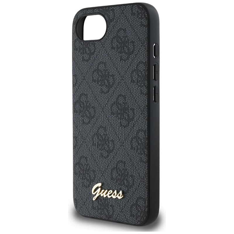 Guess 4G Script Logo MagSafe - Case for iPhone 16e (black) 6