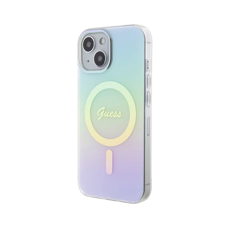 Guess IML Iridescent MagSafe - iPhone 15 Case (turquoise) 2