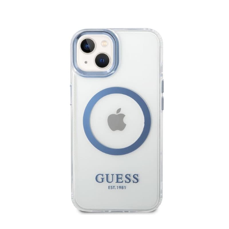 Guess Metal Outline MagSafe - Case for iPhone 14 Plus (Clear) 3