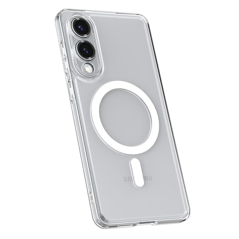 Spigen Ultra Hybrid Mag MagSafe - Case for Samsung Galaxy S25 Edge (Clear / White) 7