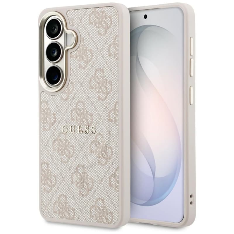 Guess 4G Embossed Ring MagSafe - Samsung Galaxy S26 Case (Pink) 1