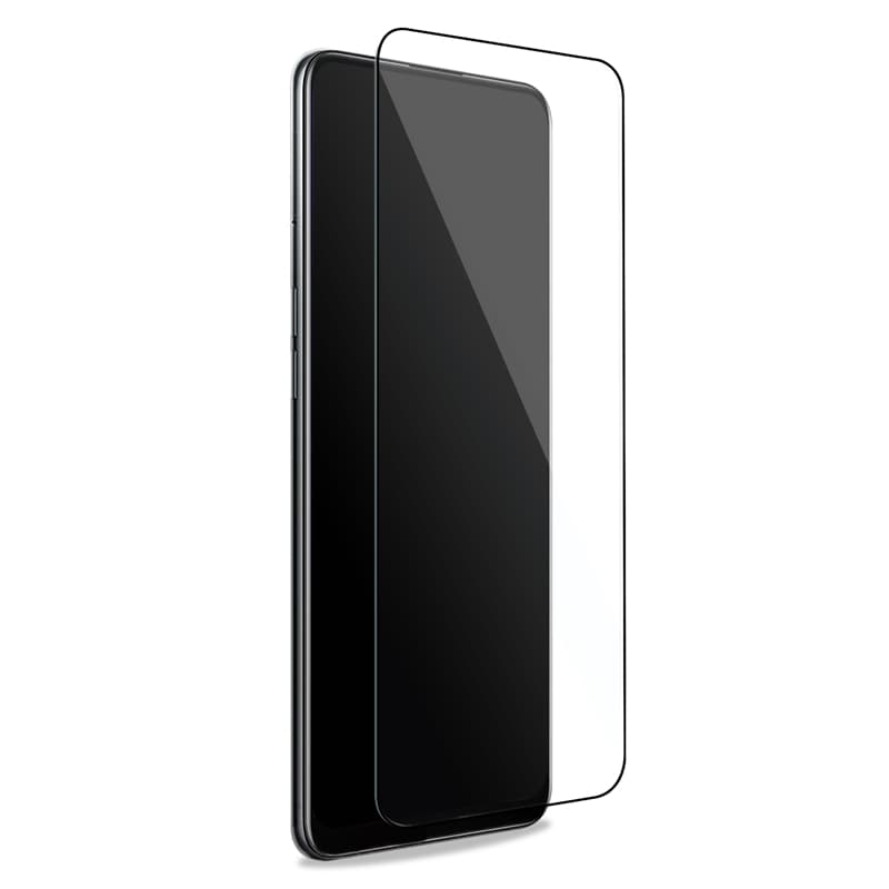 PURO Frame Tempered Glass - Oppo A94 5G Tempered Glass Protective Glass (Black Frame)