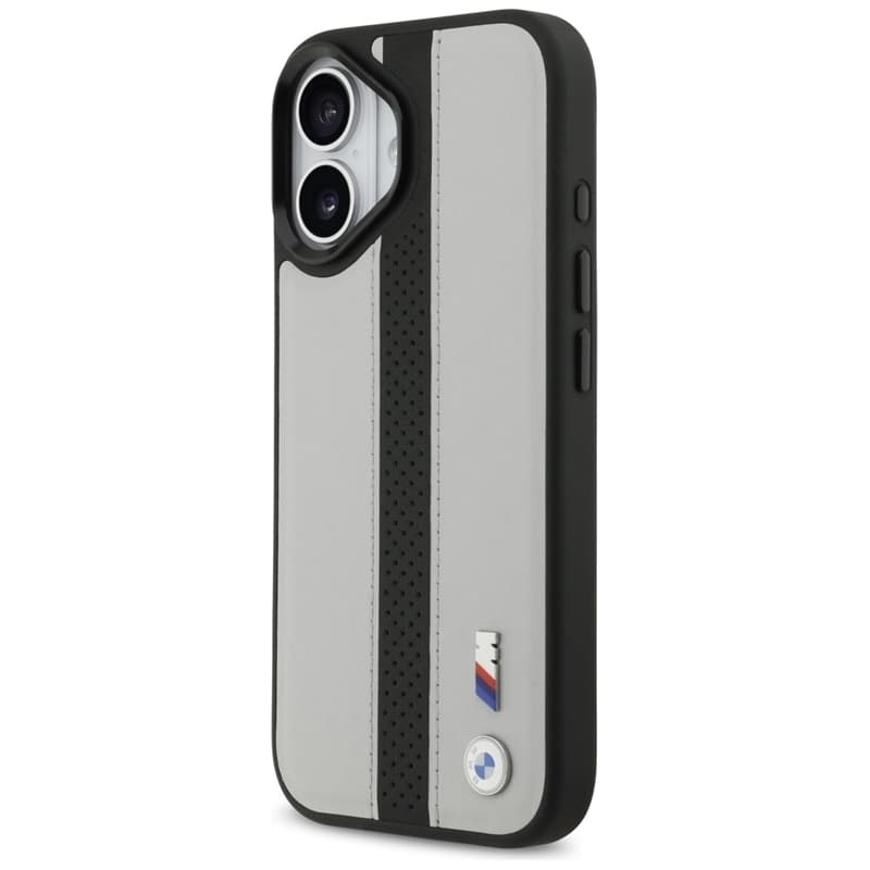BMW M Perforated Stripe Logo MagSafe - iPhone 17 Case (Gray) 2