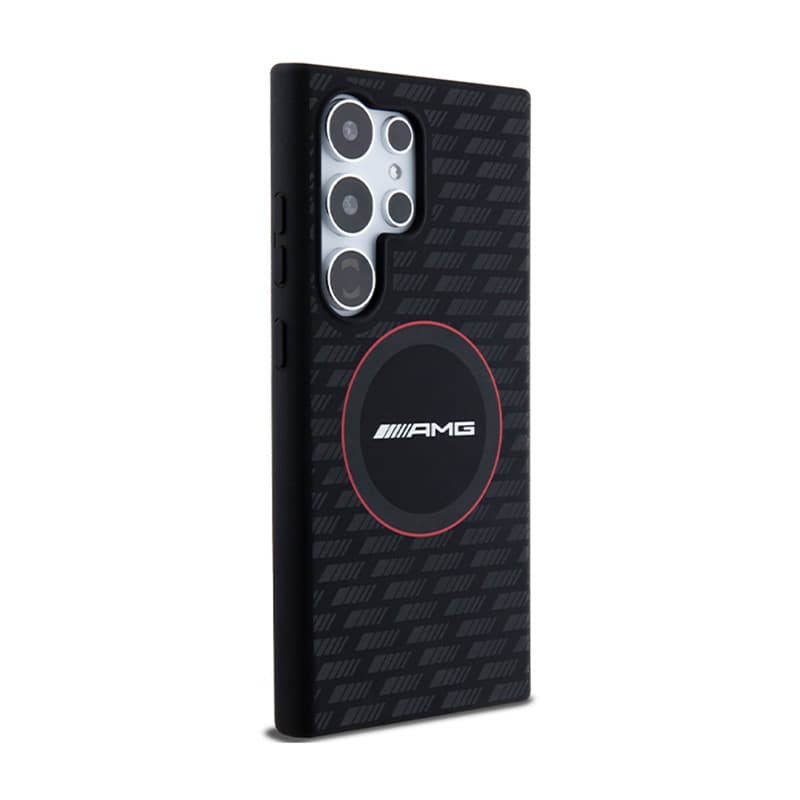 AMG Silicone Carbon Pattern MagSafe - Samsung Galaxy S24 Ultra case (black) 4