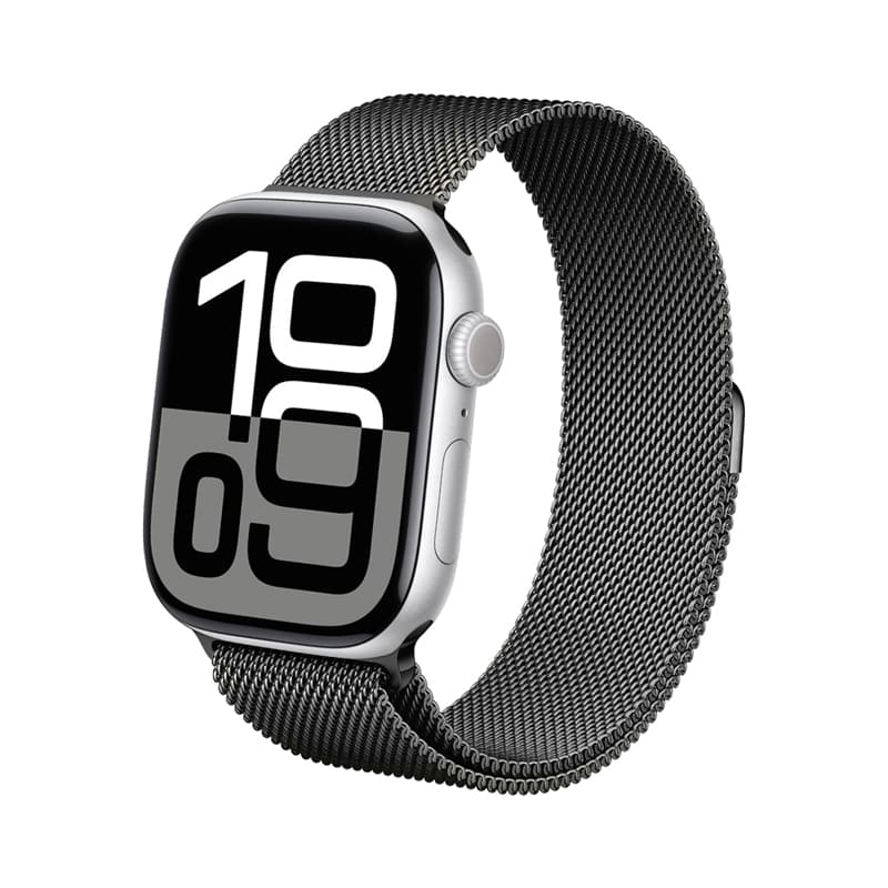 Crong Milano Steel - Stainless Steel Strap for Apple Watch 38/40/41/42 mm (Graphite) 7