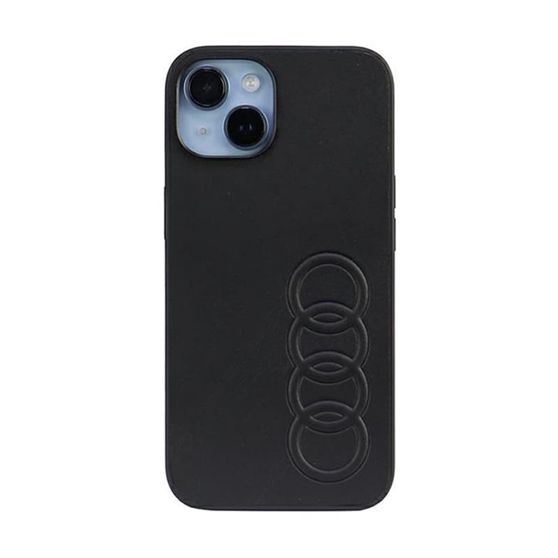 Audi Synthetic Leather - Case for iPhone 14 (Black) 1