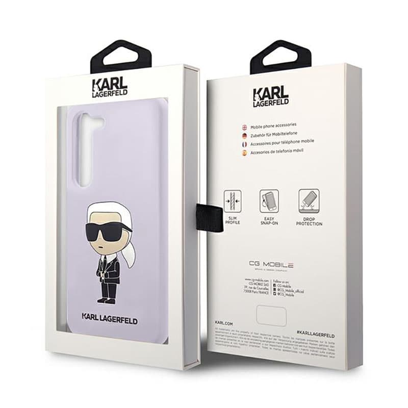 Karl Lagerfeld Silicone NFT Ikonik - Case for Samsung Galaxy S23+ (Purple) 8
