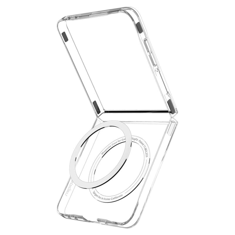 Spigen Airskin Mag MagSafe - Case for Samsung Galaxy Z Flip 7 (Clear/White) 3
