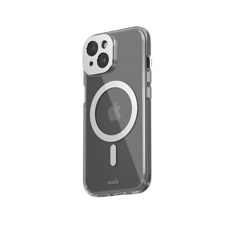 Moshi iGlaze MagSafe - Case for iPhone 15 (Luna Silver) 2
