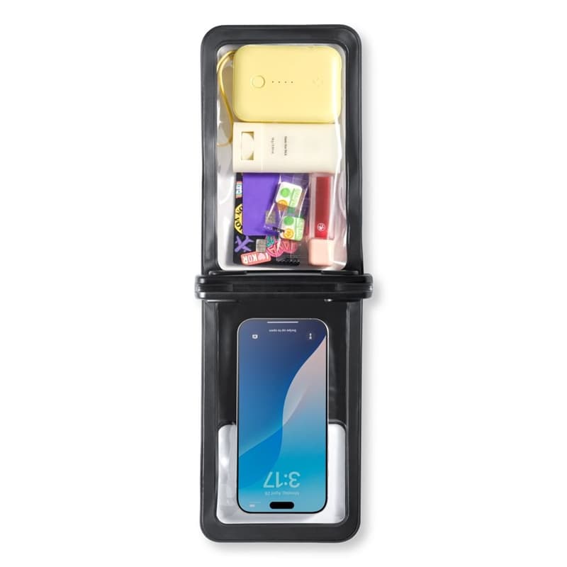 Spigen A603 Universal Waterproof Case - Waterproof Case for Smartphones up to 6.9" (Black) 5