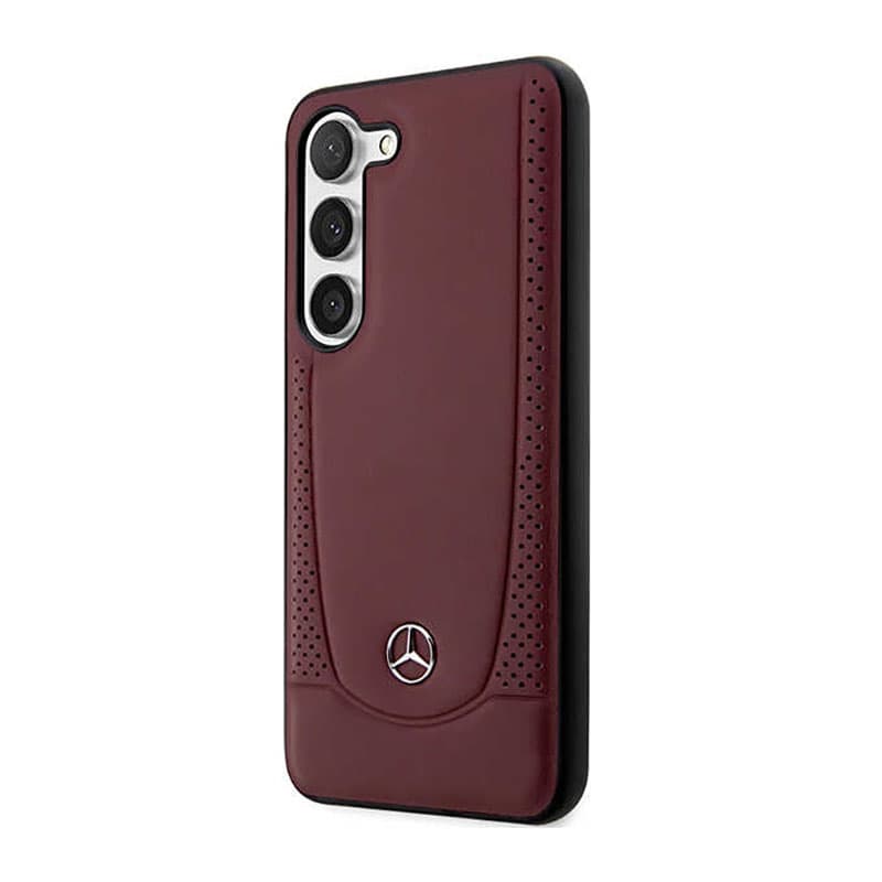 Mercedes Leather Urban Line - Case for Samsung Galaxy S23 (Red) 2