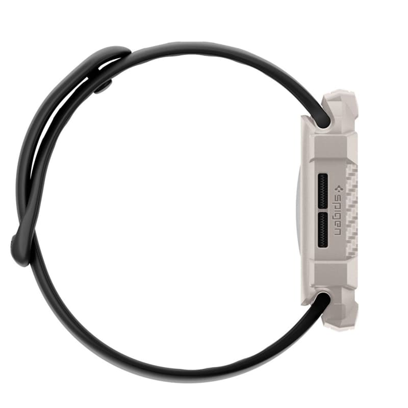 Spigen Rugged Armor V2 - Case for Apple Watch 10/11 42 mm (Dune Beige) 8