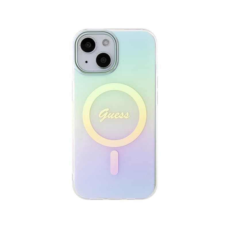 Guess IML Iridescent MagSafe - iPhone 15 Case (turquoise) 3