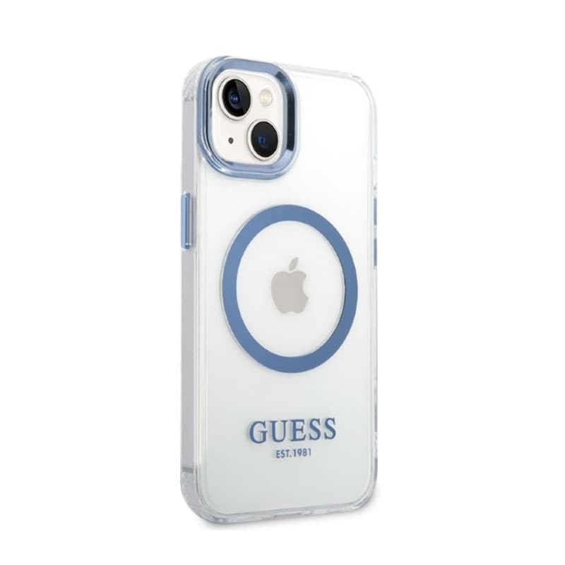 Guess Metal Outline MagSafe - Case for iPhone 14 Plus (Clear) 4