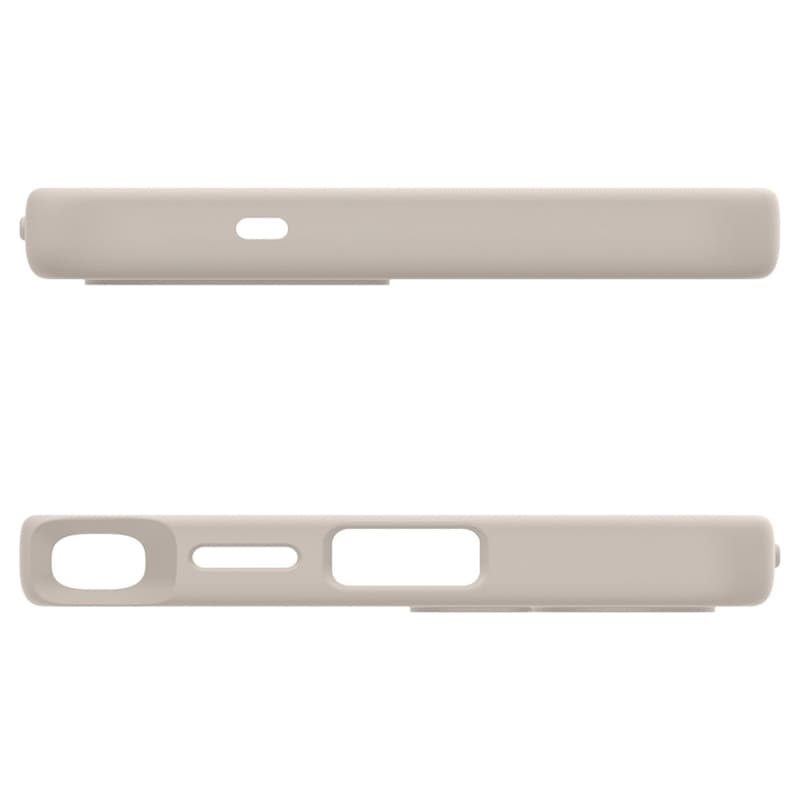 Spigen Silicone Fit Mag MagSafe - Case for Samsung Galaxy S25 Ultra (Natural Titanium) 5