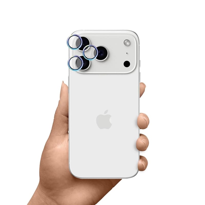 3mk HARDY Lens Protection Pro - Camera Lens Glass for iPhone 17 Pro / iPhone 17 Pro Max (Rainbow) 3