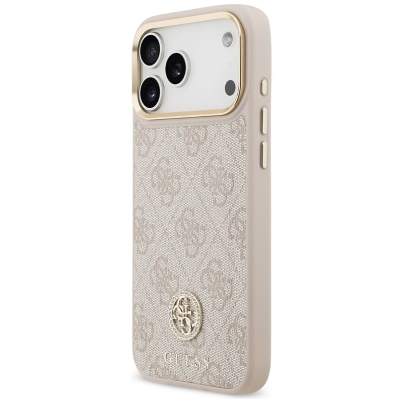 Guess 4G Strass Logo MagSafe - Case iPhone 17 Pro Max (Pink) 2