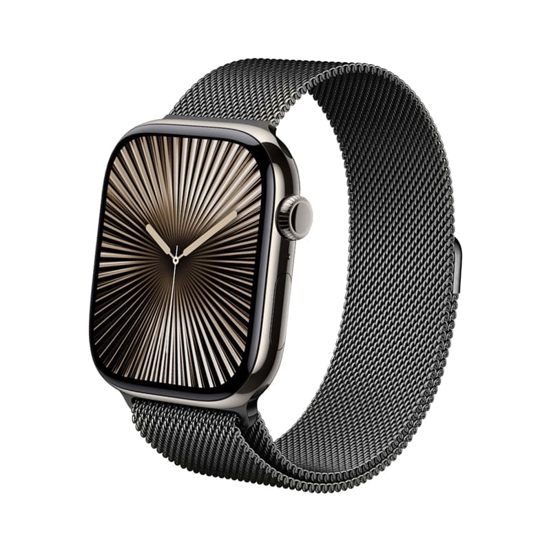Crong Milano Steel - Stainless Steel Strap for Apple Watch 38/40/41/42 mm (Graphite) 8