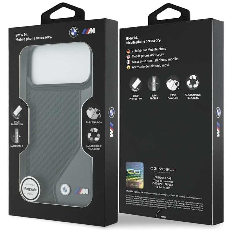 BMW M Carbon Logo MagSafe - Case iPhone 17 Pro Max (anthracite) 8