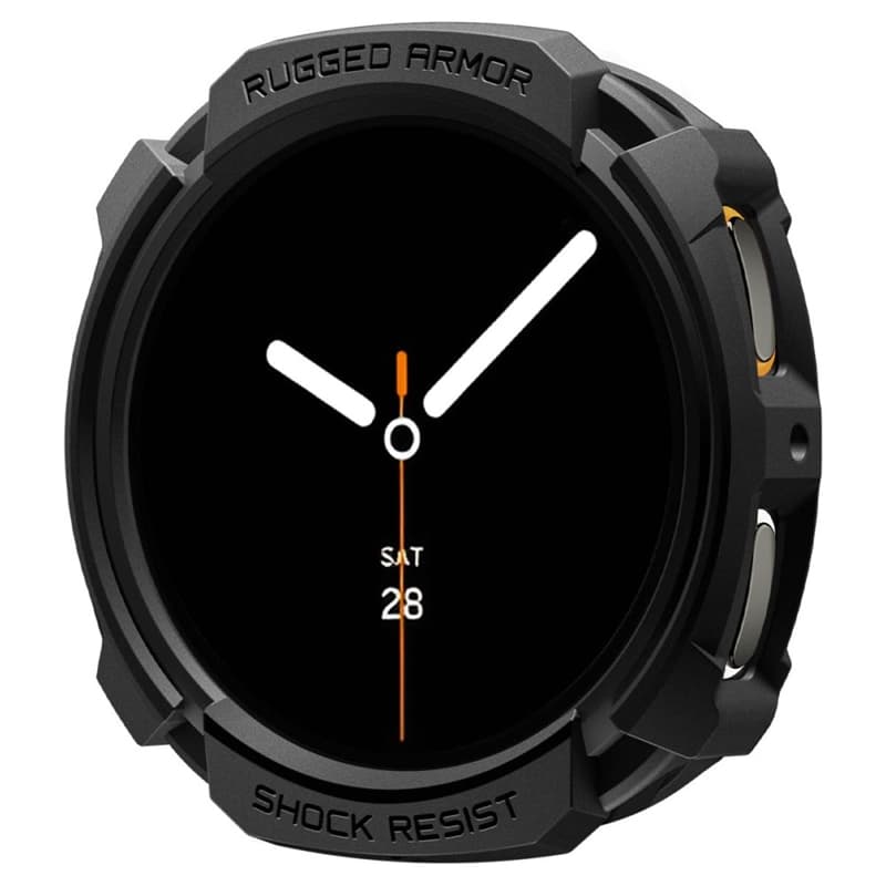 Spigen Rugged Armor - Case for Samsung Galaxy Watch 8 44 mm (Matte Black) 2