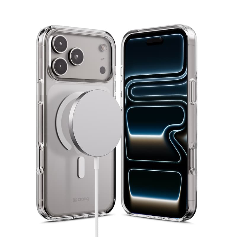 Crong Clear MAG Cover - MagSafe iPhone 17 Pro Max Case (Clear) 1