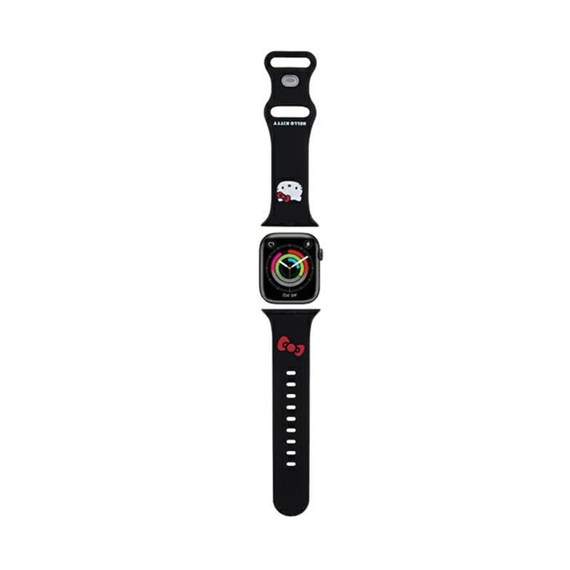 Hello Kitty Silicone Kitty Head - Strap for Apple Watch 38/40/41 mm (black) 1