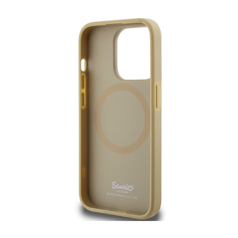 Hello Kitty Leather Kitty Head MagSafe - Case for iPhone 14 Pro Max (Gold) 7