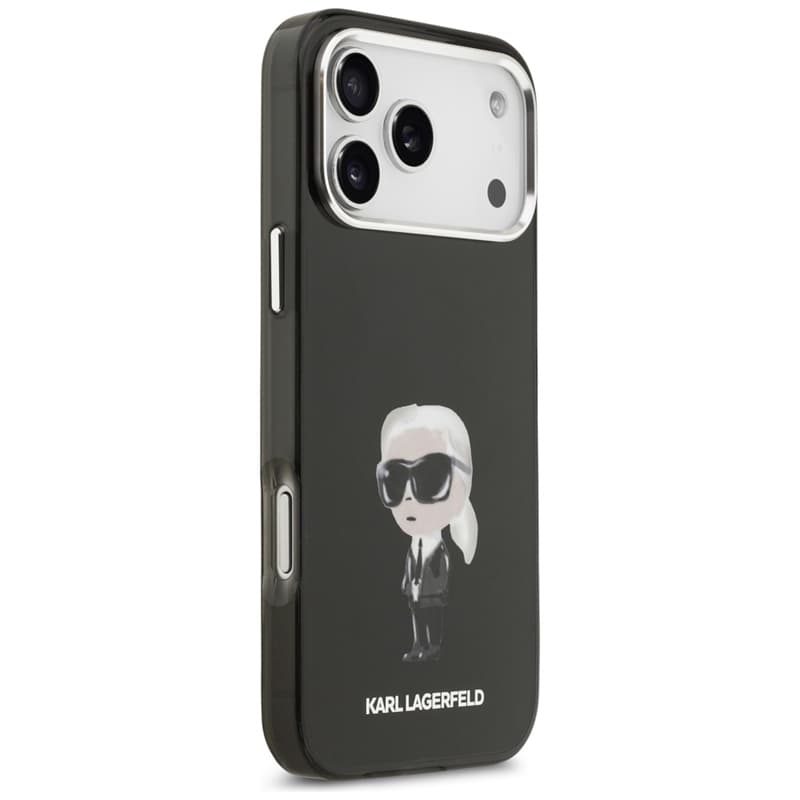 Karl Lagerfeld IML Aquarelle Karl & Logo MagSafe - Case iPhone 17 Pro Max (Black) 4